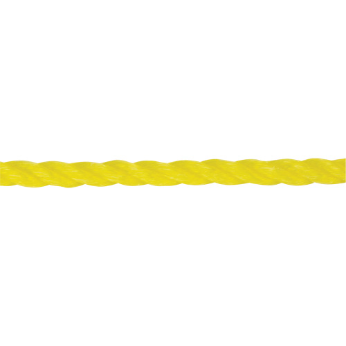 1/4" Braided Yellow Rope, Polypropylene, 1300' Smart Ofis