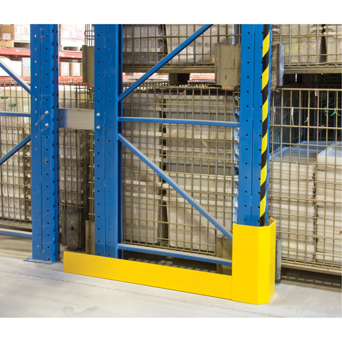 Racking Aisle Protectors, 3" W x 56" L x 16" H, Safety Yellow Smart Ofis