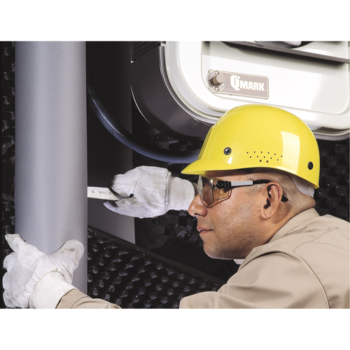 Casques antichocs, Suspension &agrave; douille, Jaune Smart Ofis