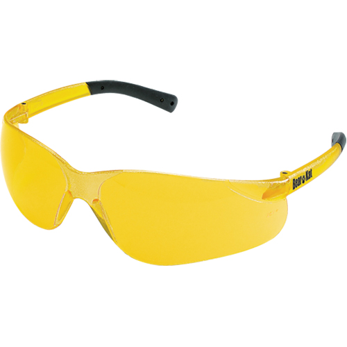 Bear Kat&reg; Safety Glasses, Amber Lens, Anti-Scratch, ANSI Z87+/Meets/Exceeds CSA Z94.3 Smart Ofis
