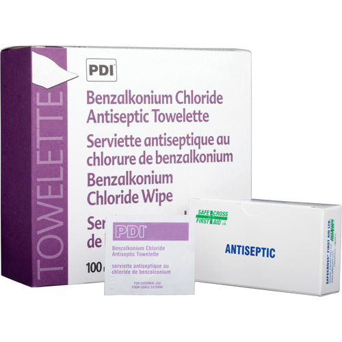 Benzalkonium Chloride Wipes, Towelette, Antiseptic Smart Ofis
