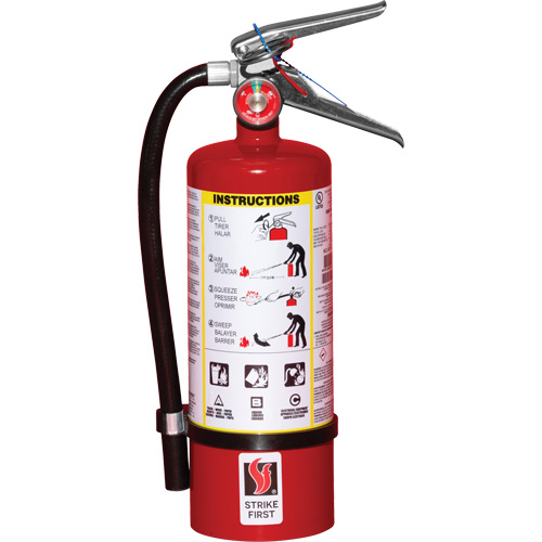 Fire Extinguisher, ABC, 5 lbs. Capacity Smart Ofis