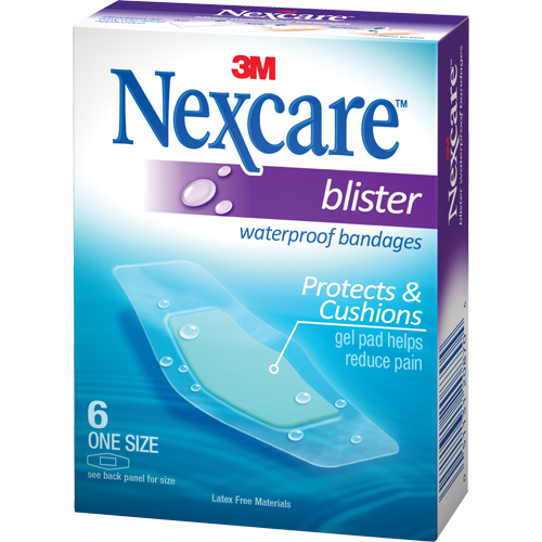 Nexcare Waterproof Blister Bandages, Rectangular/Square, 2-1/4", Plastic, Sterile Smart Ofis