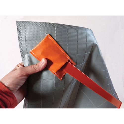 Arrow Roll-Up Temporary Conditions Sign , 24" x 24", Vinyl, Pictogram Smart Ofis