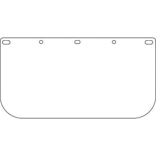 Visi&egrave;re pour &eacute;cran facial Dynamic, PETG, Teinte Transparent Smart Ofis