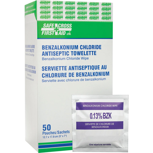 Benzalkonium Chloride Wipes, Towelette, Antiseptic Smart Ofis