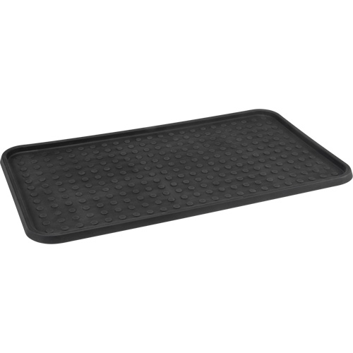 Boot Tray, Plastic, Black, 25" L x 14" W Smart Ofis