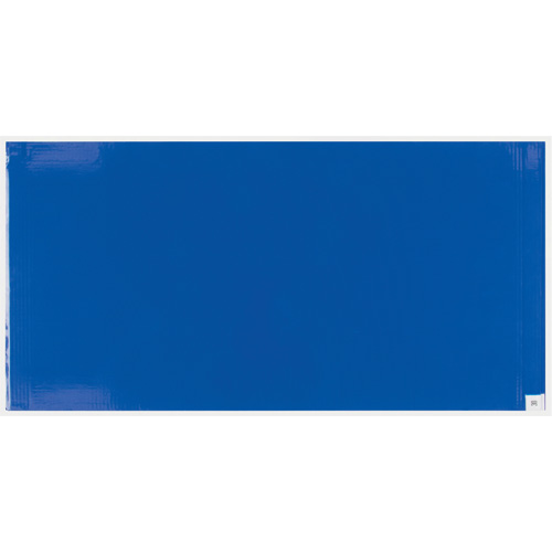 Peel-Away Cleanroom Mats & Frame Kit, 1.57 mils Thick, 24" W, 3-3/4' L x Blue Smart Ofis