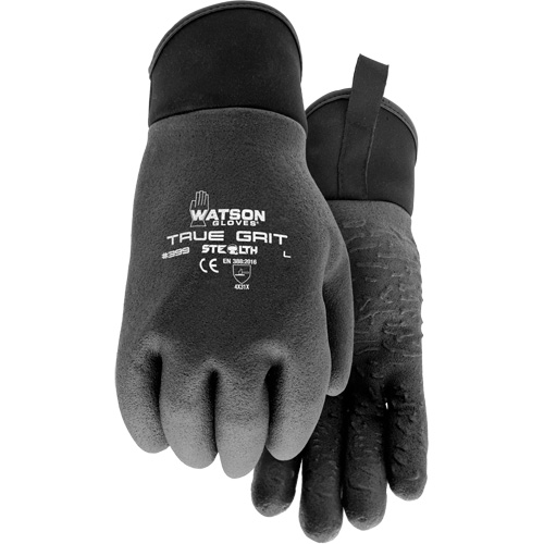 True Grit Coated Gloves, Small, Foam PVC Coating, Nylon Shell Smart Ofis
