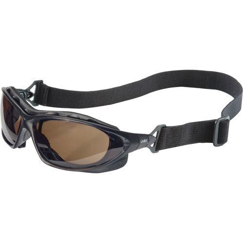 Uvex HydroShield&reg; Seismic&reg; Safety Goggles, SCT-Grey Lens, Anti-Fog/Anti-Scratch, Closed Vent Smart Ofis