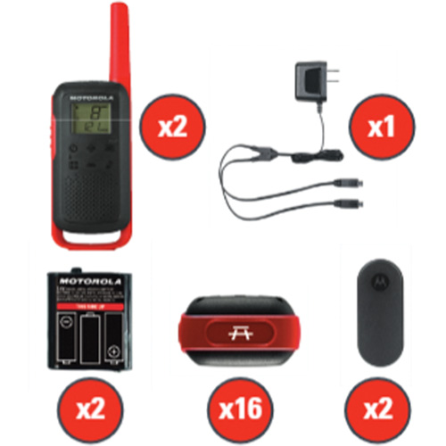 TalkAbout Two-Way Radios, FRS Radio Band, 22 Channels, 32 km Range Smart Ofis