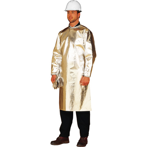 ALM 300 Long Heat Protective Apron/Smock, 48" L, Aluminized Fibreglass Smart Ofis