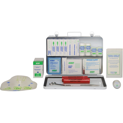 First Aid Kit, Meets CSA Z1220-17 Type 2 Low-Risk Environment, Medium (26-50 Workers) Smart Ofis