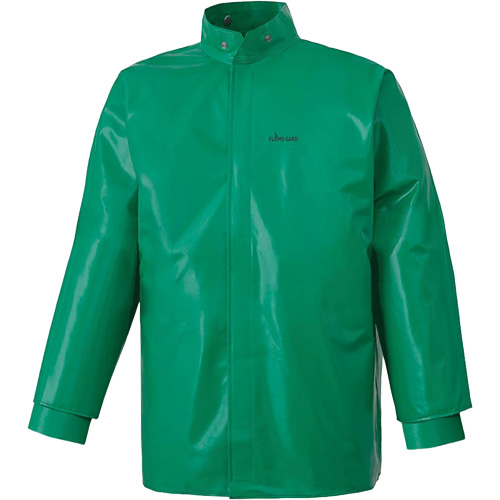 J43 380 CA-43&reg; FR Chemical- & Acid-Resistant Jacket, Small, Green Smart Ofis