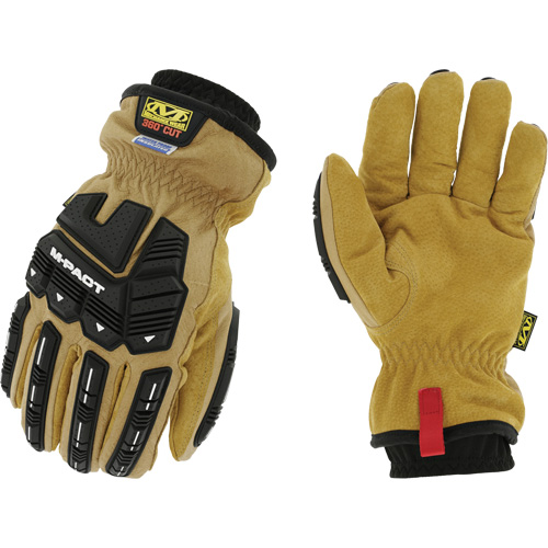 Coldwork Waterproof M-Pact&reg; Driver Gloves, 8, Grain Leather Palm, Elastic Cuff Smart Ofis