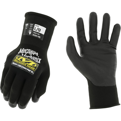 Speedknit Work Gloves, 7, Polyurethane Coating, 15 Gauge, Nylon Shell Smart Ofis