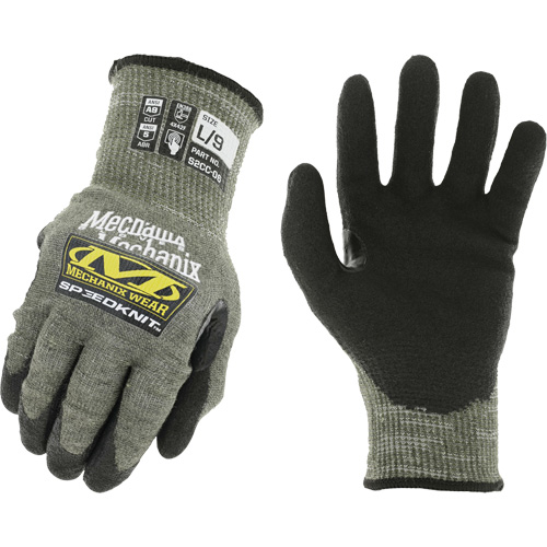 Gants de travail Speedknit, Taille 7, Calibre 13, Rev&ecirc;tement Ur&eacute;thane, Enveloppe en PEHP/Tungst&egrave;ne, ASTM ANSI niveau A9 Smart Ofis