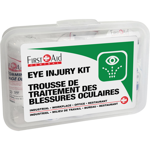 Eye Injury Kit, Plastic Box Smart Ofis