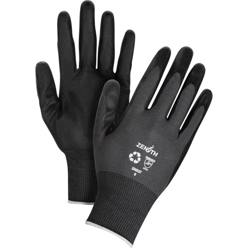 Eco-Friendly Breathable Coated Gloves, 10, Foam Nitrile Coating, 21 Gauge, Nylon/RPET Shell Smart Ofis