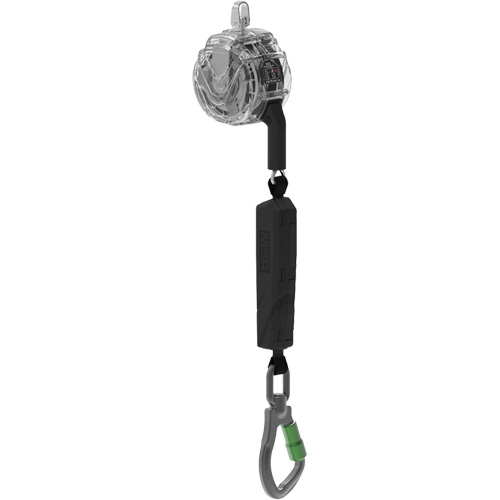 V-TEC ALTAKS Personal Fall Limiter-Cable, 10', Galvanized Steel, Swivel Smart Ofis