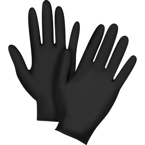 Vending Pack Disposable Gloves, Small, Nitrile, 5-mil, Powder-Free, Black, Class 2 Smart Ofis