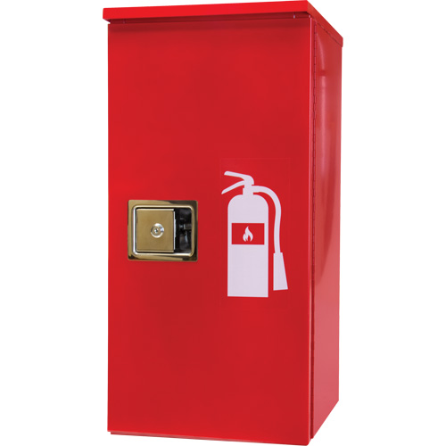 Heavy-Duty Outdoor Fire Extinguisher Cabinet, 14" W x 28" H x 10" D Smart Ofis