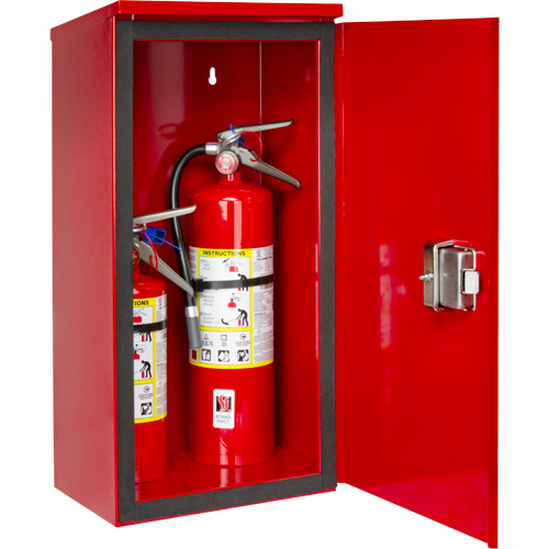 Heavy-Duty Outdoor Fire Extinguisher Cabinet, 14" W x 28" H x 10" D Smart Ofis