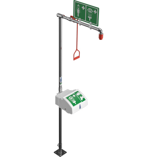 Combination Shower with Closed ABS Bowl & Bottom Inlet, Pedestal Smart Ofis