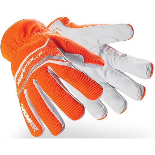 Gants r&eacute;sistant &agrave; la coupe Chrome SLT 4075, Taille Petit/7, Enveloppe en Ch&egrave;vre/PEHP, ASTM ANSI niveau A6/EN 388 niveau E Smart Ofis