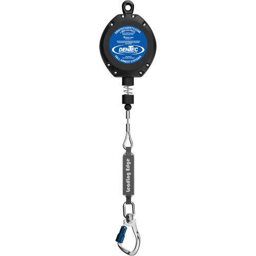 Self-Retracting Lifeline, 30', Galvanized Steel, Swivel Smart Ofis