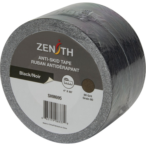 Anti-Skid Tape, 4" x 60', Black Smart Ofis