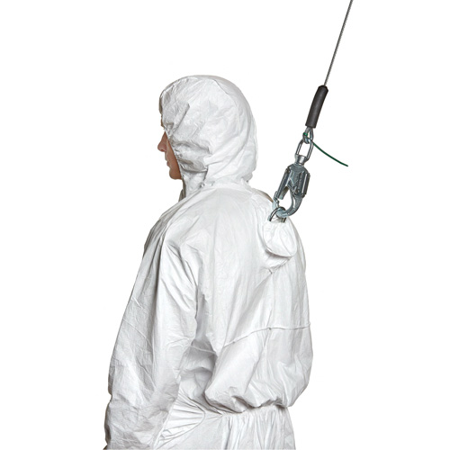 Harness-Compatible Disposable Coverall, X-Large, White, Tyvek&reg; 500 Smart Ofis