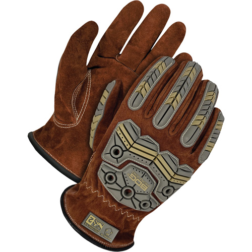 Classic Reverse Grain Driver Gloves, Large, Grain Pigskin Palm Smart Ofis