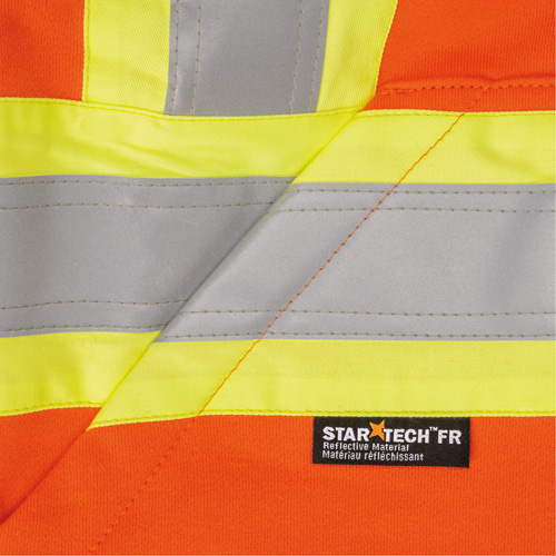 Heavyweight Safety Hoodie, Women's, X-Small, High Visibility Orange Smart Ofis