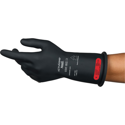 ActivArmr&reg; RIG R011BUL Ultra-Lightweight Electrical Insulated Gloves, ASTM Class 0, Size 7, 11" L Smart Ofis