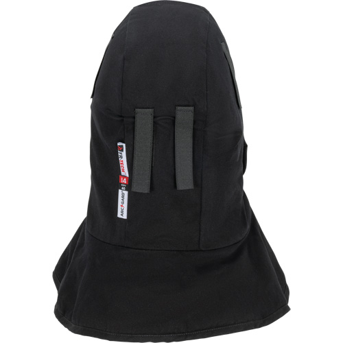 Pioneer 765A Flame-Resistant Quilted Hard Hat Liner with Long Neck & Detachable Mouthpiece, Black/Grey, Cotton/FR-Tech&reg;/Modacrylic/Nylon Smart Ofis