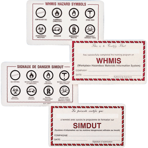 WHMIS Wallet Cards Smart Ofis