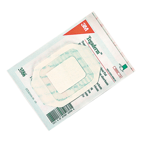 Tegaderm Transparent Dressing With Absorbent Pad, Rectangular/Square, 4", Plastic, Sterile Smart Ofis