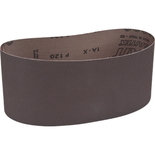 Portable Abrasive Belt, 4" W x 24" L, Aluminum Oxide, 120 Grit Smart Ofis