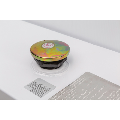 Steel Fuel Transfer Tank, Steel, 50 gal. Capacity, White Smart Ofis