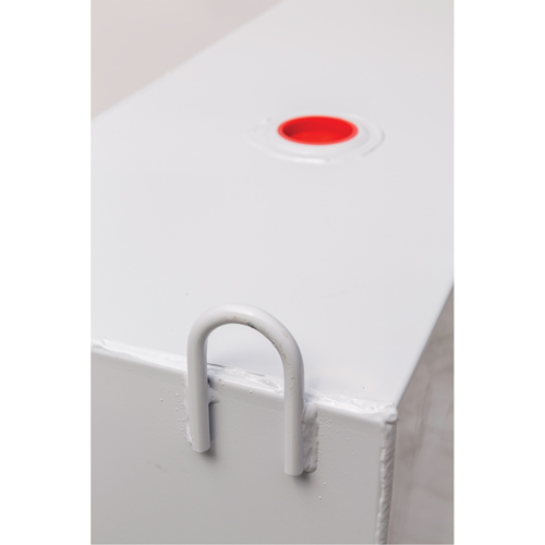 Steel Fuel Transfer Tank, Steel, 50 gal. Capacity, White Smart Ofis