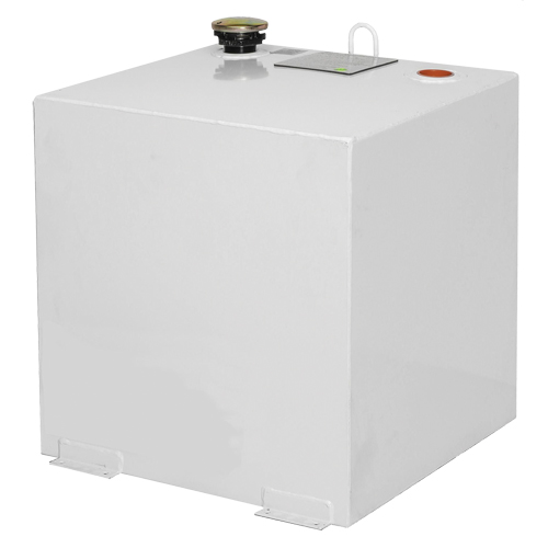 Steel Fuel Transfer Tank, Steel, 50 gal. Capacity, White Smart Ofis