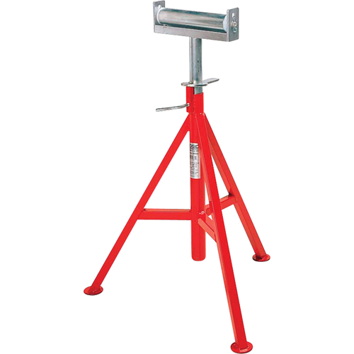 Conveyor Head Pipe Stand #CJ-99, 74-112 cm Height Adjustment, 12" Max. Pipe Capacity, 1000 lbs. Max. Weight Capacity Smart Ofis