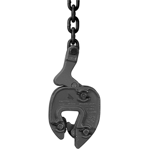 GX Plate Clamp with Chain Connector, 1000 lbs. (0.5 tons), 1/16" - 5/16" Jaw Opening Smart Ofis