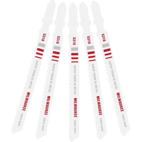 Jigsaw Blade, Bi-Metal, T-Shank, 4" L, 10 TPI Smart Ofis