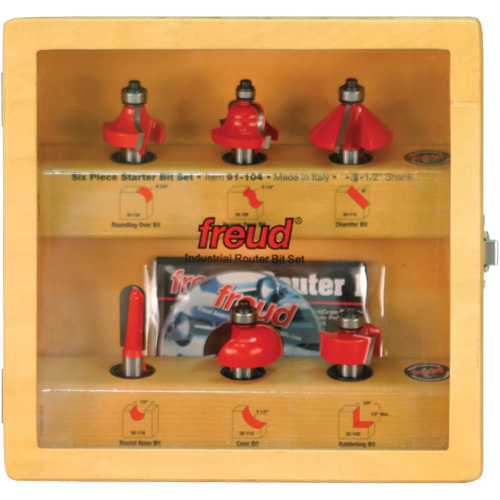 Starter Router Bit Set with 1/2" Shanks Smart Ofis