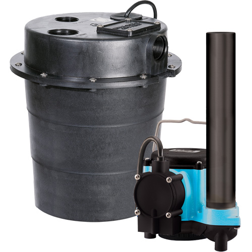 WRS Series Submersible Pump, 45 GPM, 115 V, 9 A, 1/3 HP Smart Ofis