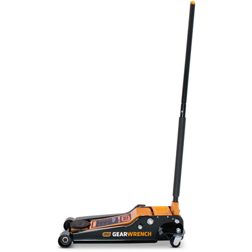 Low Profile Floor Jack, 3.5 Ton(s) Capacity, 3-3/4" Lowered, 21-3/4" Raised, Manual Hydraulic Smart Ofis