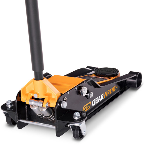 Low Profile Floor Jack, 3.5 Ton(s) Capacity, 3-3/4" Lowered, 21-3/4" Raised, Manual Hydraulic Smart Ofis