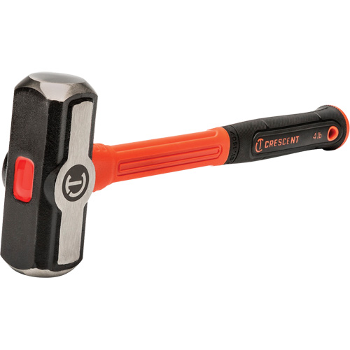 Fiberglass Engineer Hammer, 4 lbs Head Weight, 14" L Smart Ofis